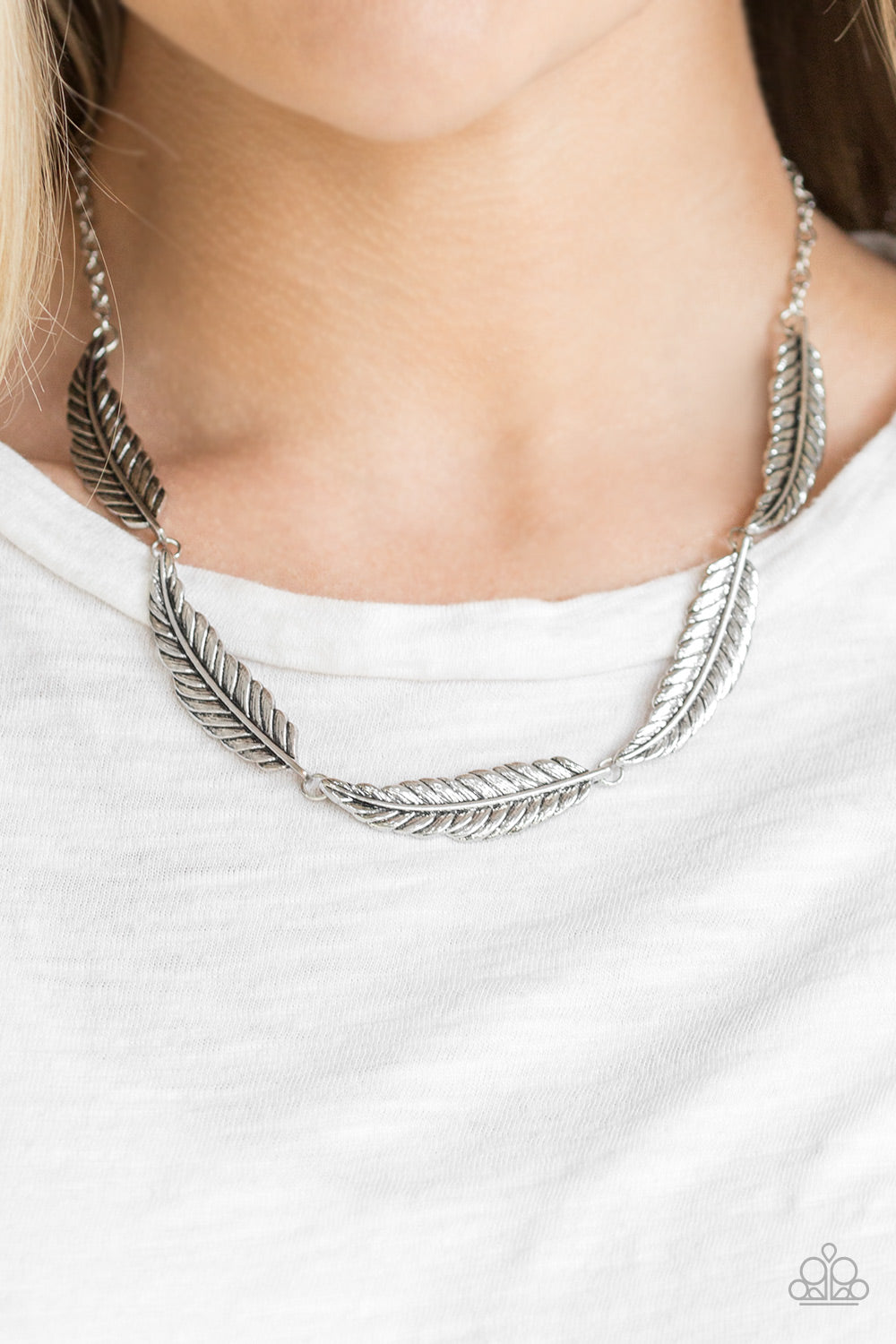 Paparazzi Accessories ✽ Light Flight - Silver Necklace✽Flat Rate Ship $4.50✽