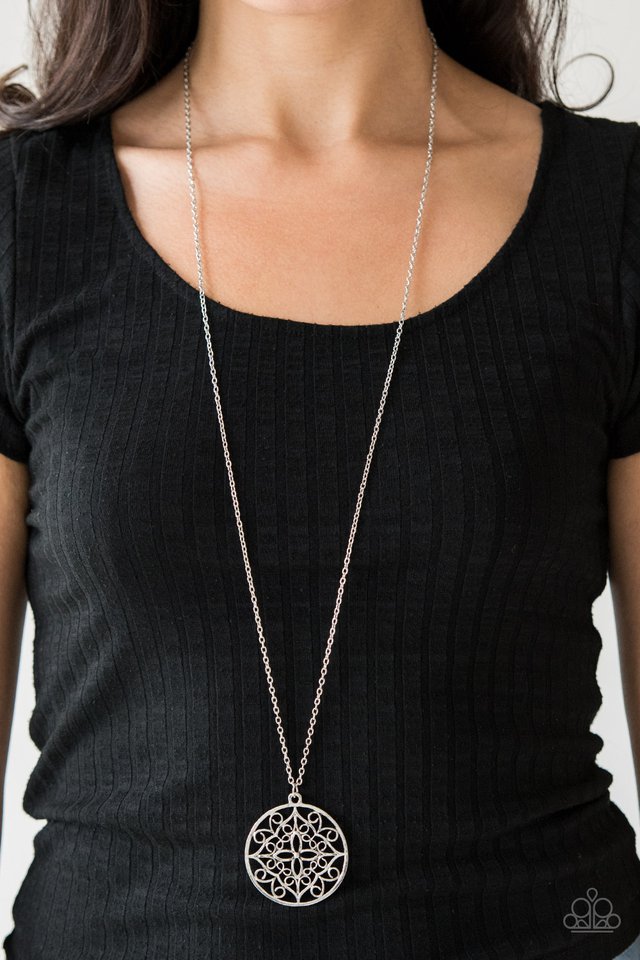 Paparazzi Accessories ❋Mandala Melody - Silver Necklace❋ Flat Rate Ship $4.50❋