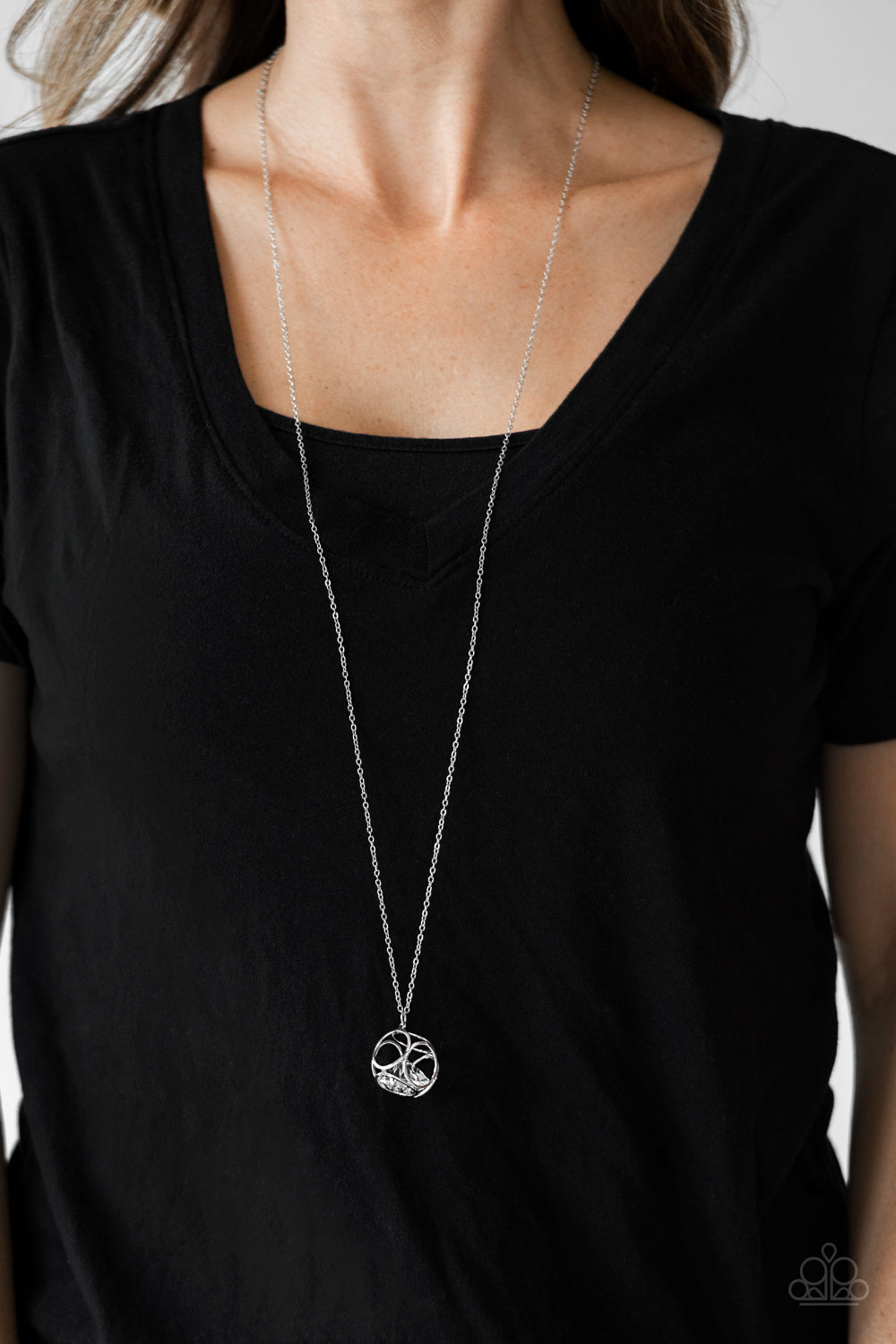 Paparazzi Accessories ✽ Pandoras Box - White Necklace✽Flat Rate Ship $4.50✽