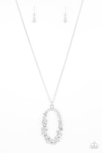 Load image into Gallery viewer, brought✽to✽you✽by✽blingflingbykat✽spotlight-social-white-necklace✽paparazzi-accessories
