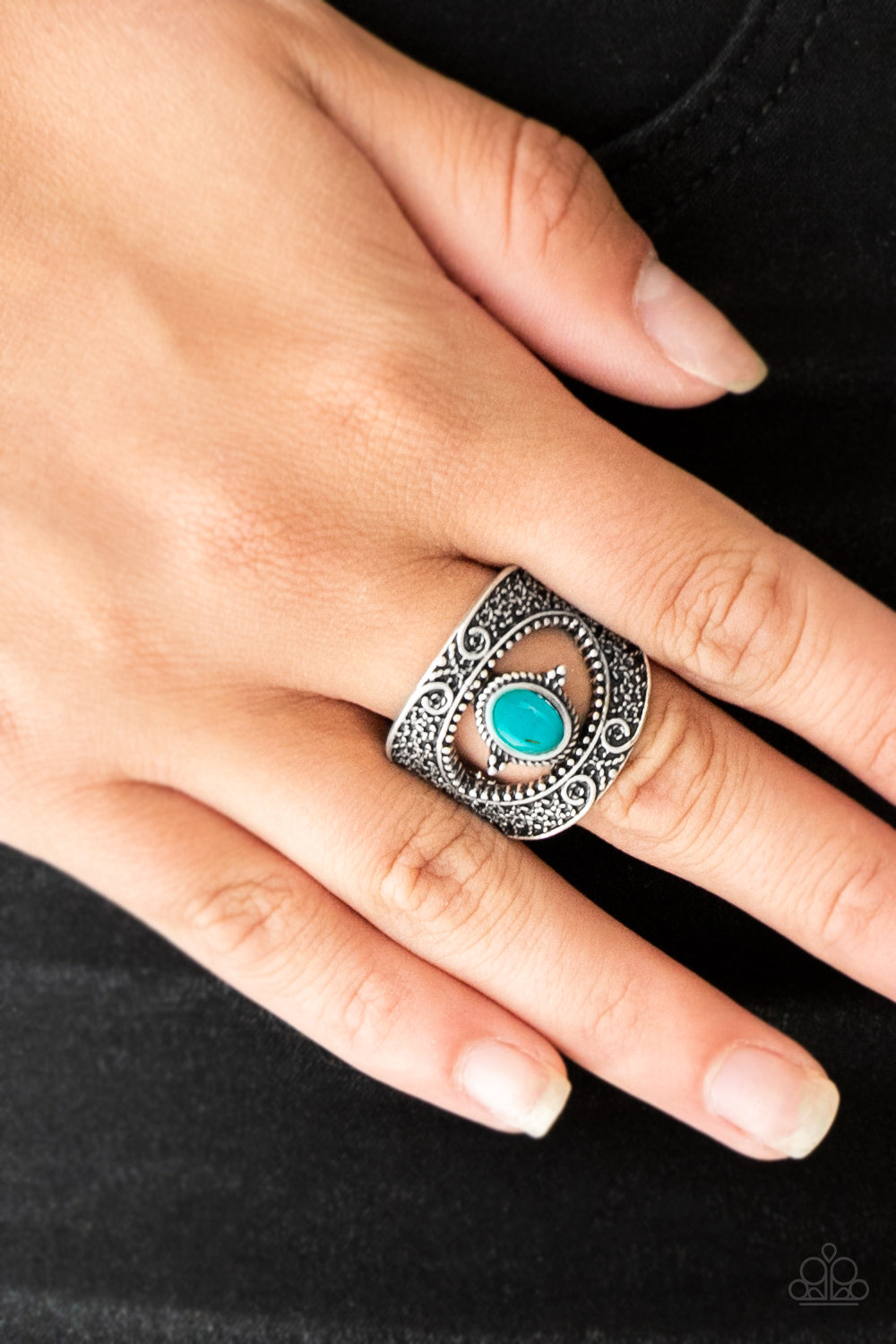 Paparazzi Accessories ✽ Rural Relic - Blue Ring✽Flat Rate Ship $4.50✽