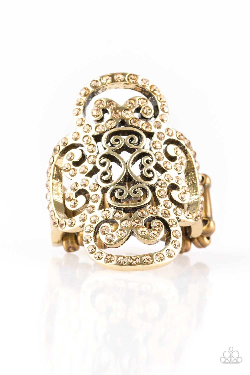 brought✽to✽you✽by✽blingflingbykat✽regal-regalia-brass-ring✽paparazzi-accessories