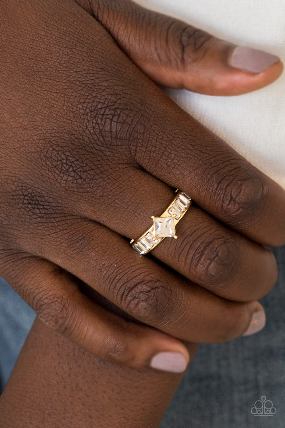 Paparazzi Accessories ✽ Elegantly Ever After - Gold Ring✽Flat Rate Ship $4.50✽