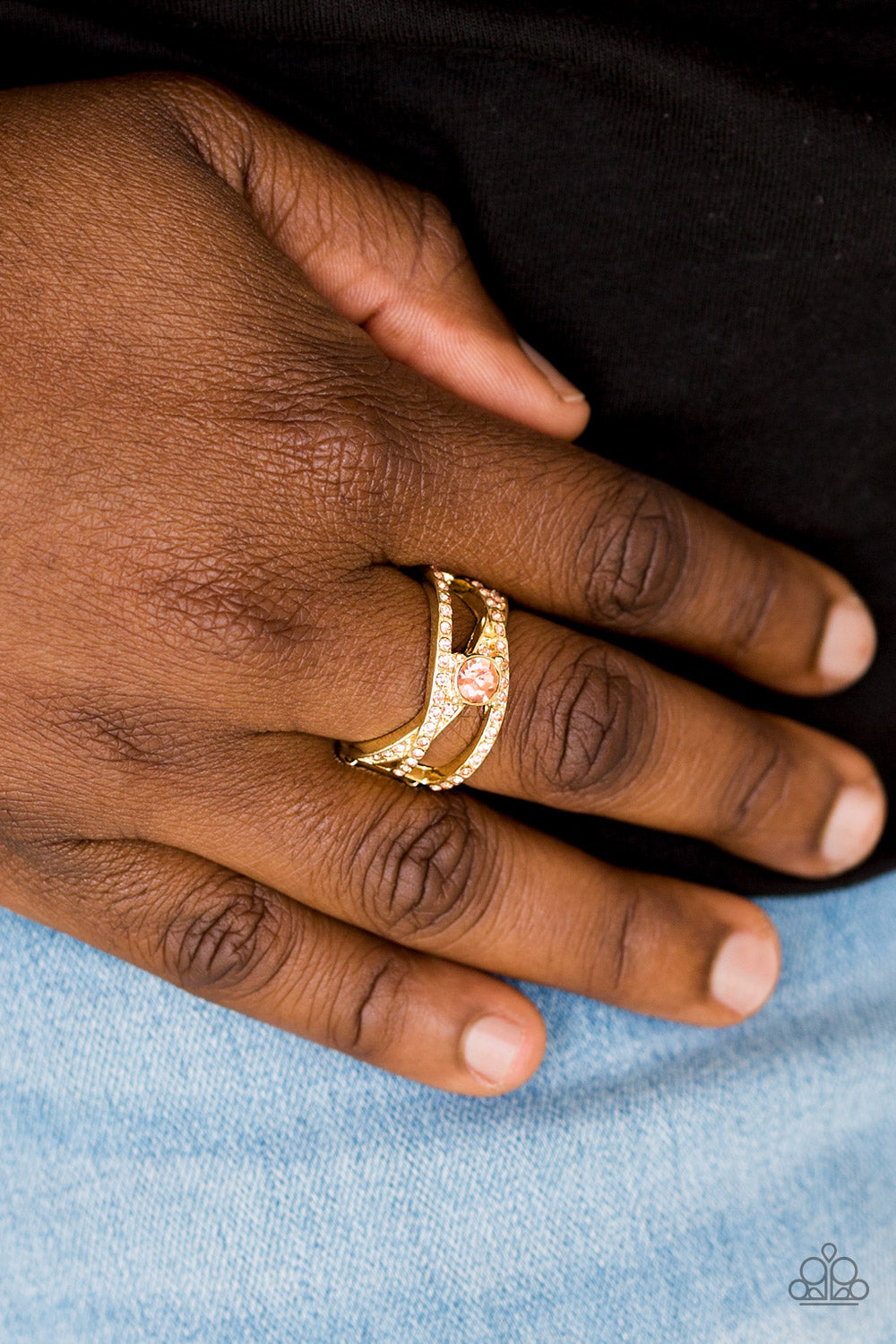 Paparazzi Accessories ✽ Prepare To Be Dazzled! - Gold Ring✽Flat Rate Ship $4.50✽