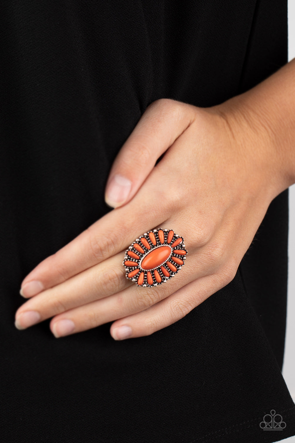 Paparazzi Accessories ✽ Cactus Cabana - Orange Ring✽Flat Rate Ship $4.50✽