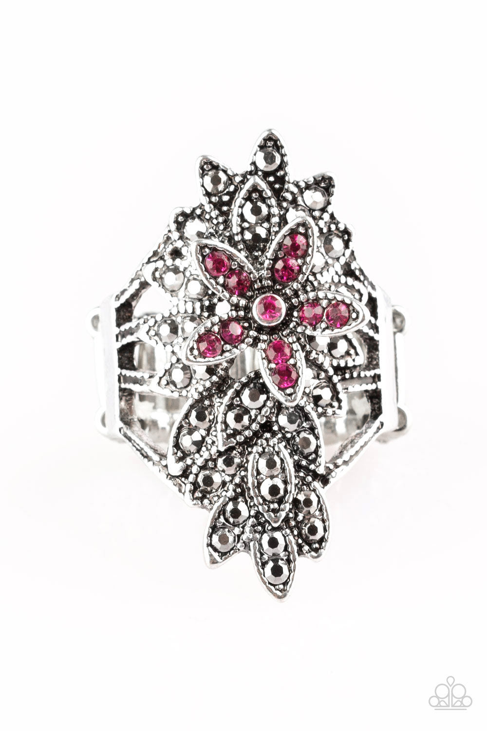 brought✽to✽you✽by✽blingflingbykat✽formal-floral-pink-ring✽paparazzi-accessories