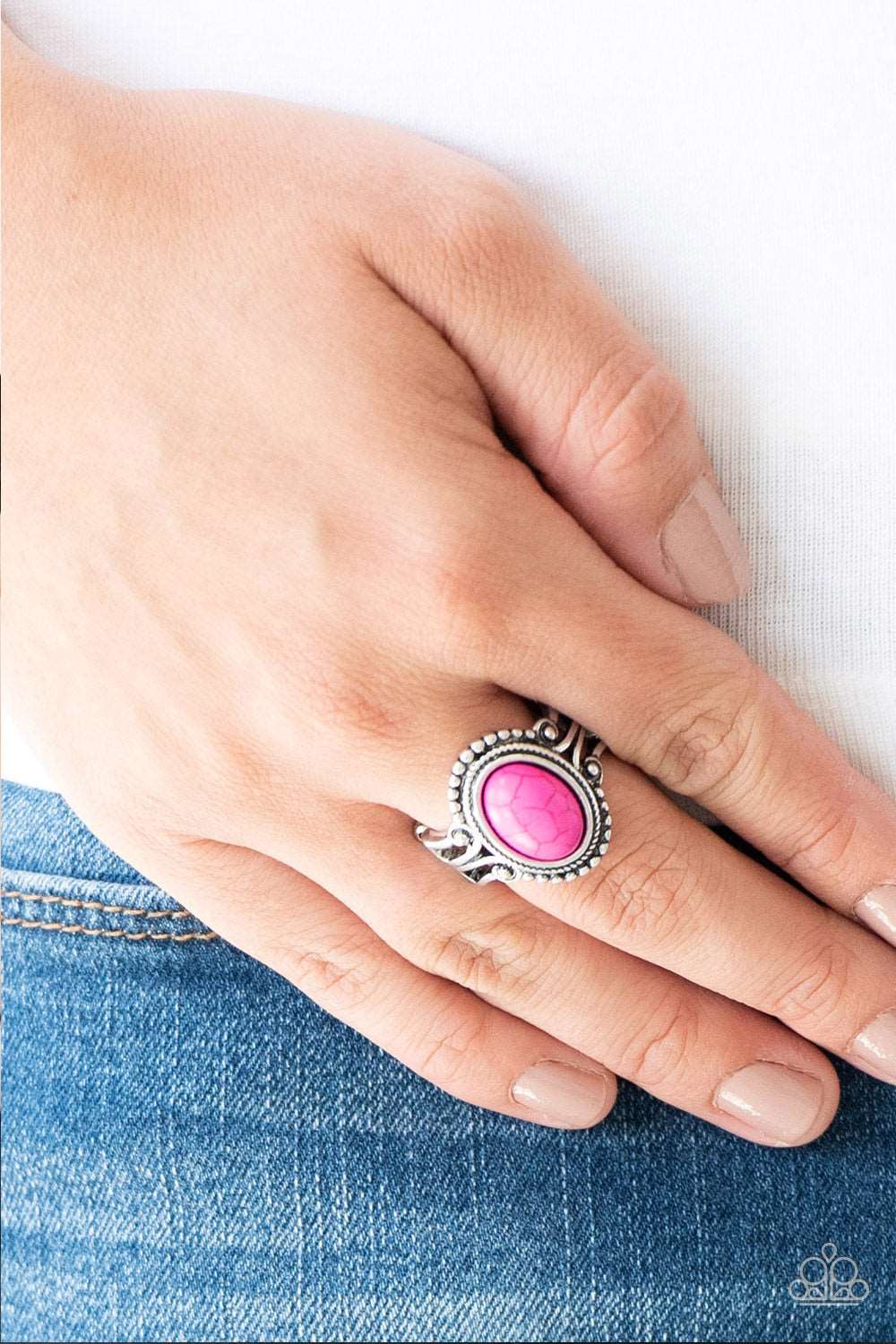 Paparazzi Accessories ✽ All The Worlds A STAGECOACH - Pink Ring✽Flat Rate Ship $4.50✽