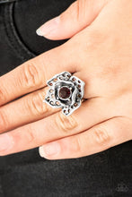 Load image into Gallery viewer, Paparazzi Accessories ❋Glowing Gardens - Purple Ring❋ Flat Rate Ship $4.50❋
