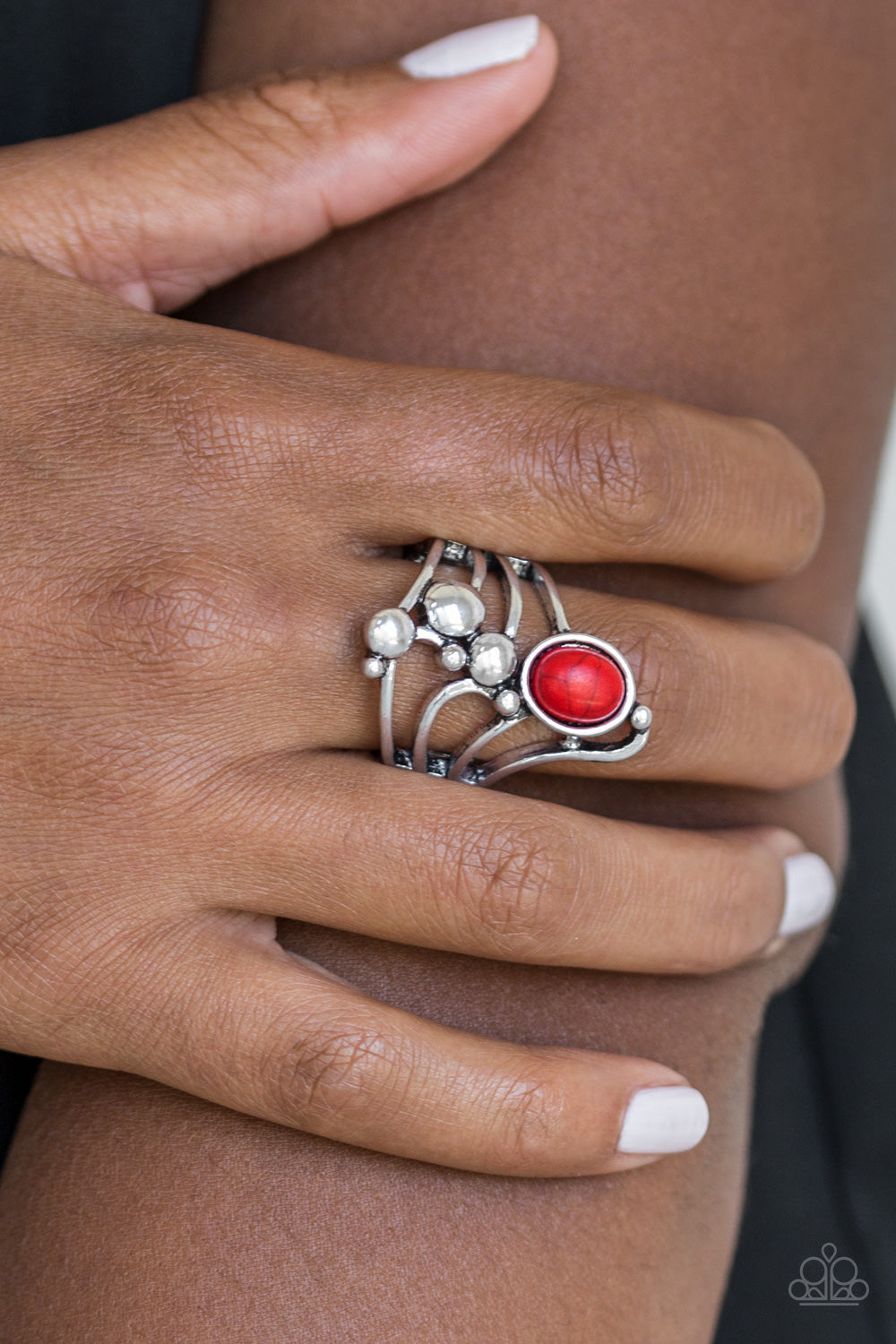 Paparazzi Accessories ✽ Wanderlust Wanderer - Red Ring✽Flat Rate Ship $4.50✽