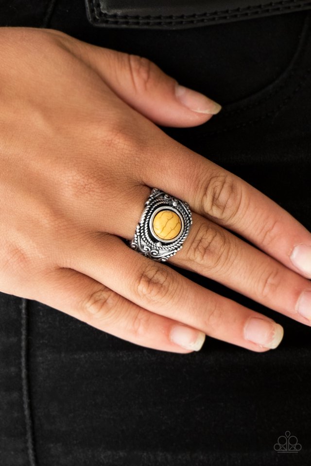 Paparazzi Accessories ❋Stand Your Ground - Yellow Ring❋ Flat Rate Ship $4.50❋
