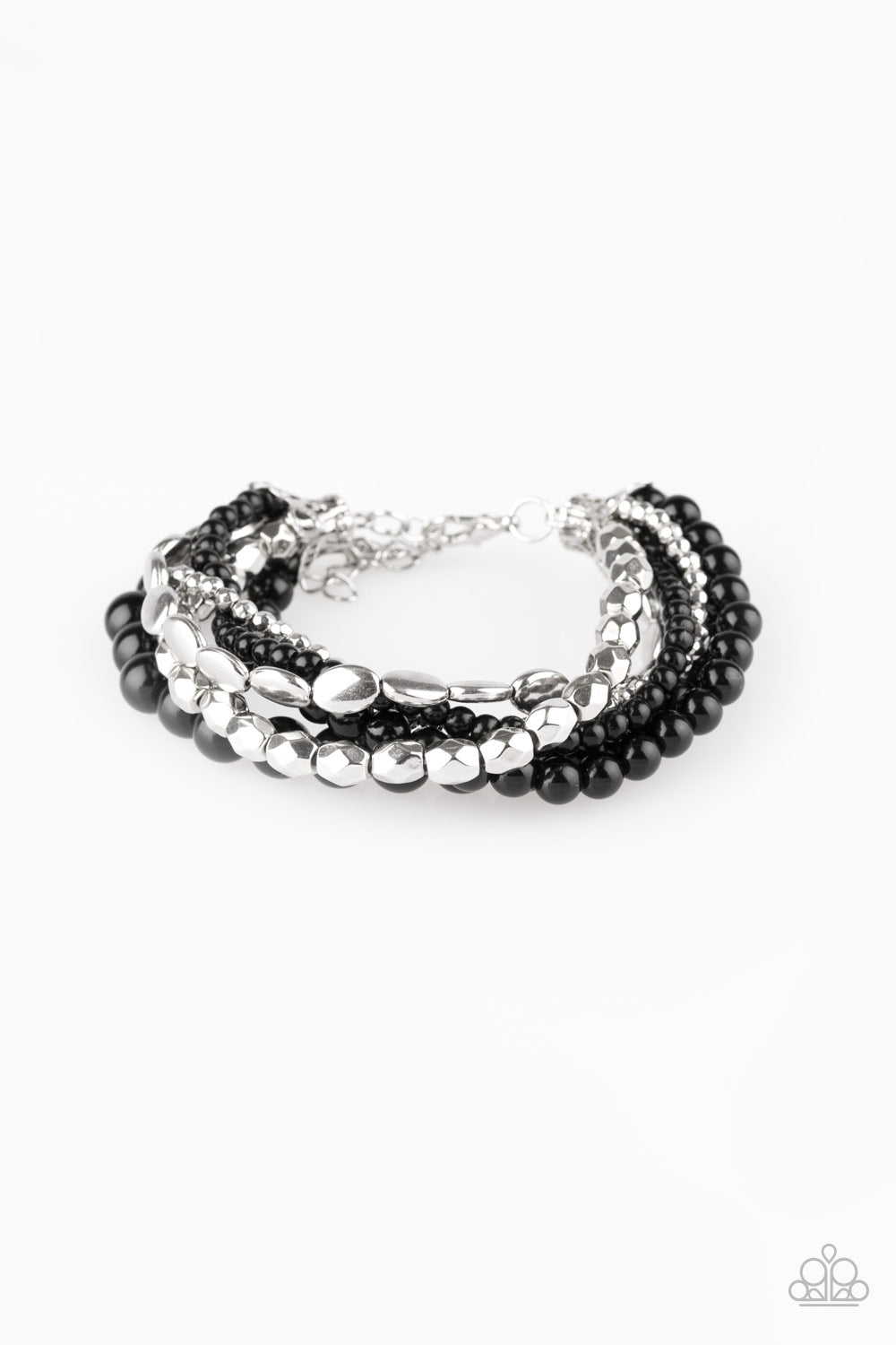 brought✽to✽you✽by✽blingflingbykat✽metro-mix-up-black-bracelet✽paparazzi-accessories