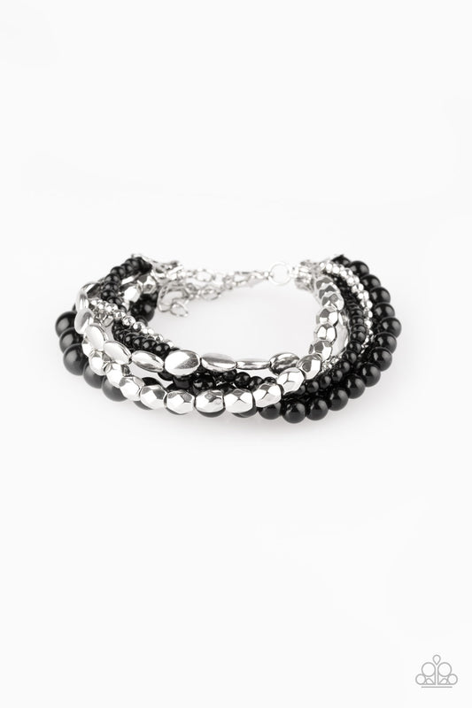 brought✽to✽you✽by✽blingflingbykat✽metro-mix-up-black-bracelet✽paparazzi-accessories
