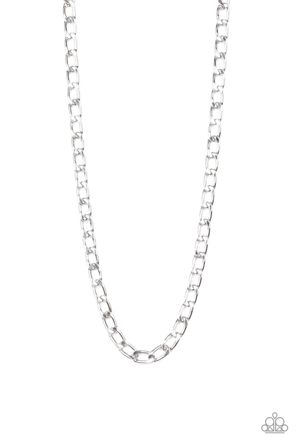 brought✽to✽you✽by✽blingflingbykat✽big-win-silver-mens necklace✽paparazzi-accessories