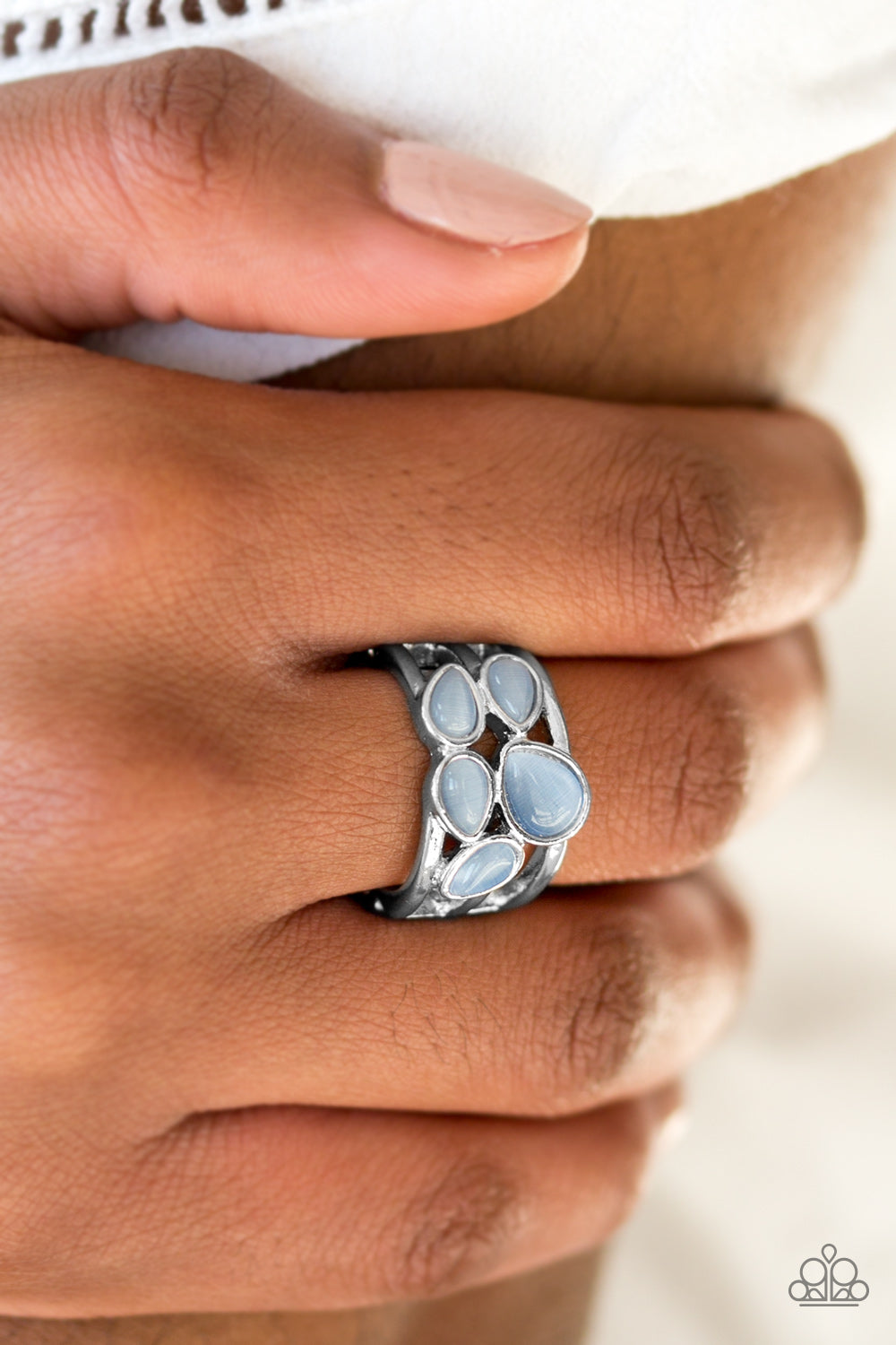 Paparazzi Accessories ✽ Dreamy Glow - Blue Ring✽Flat Rate Ship $4.50✽