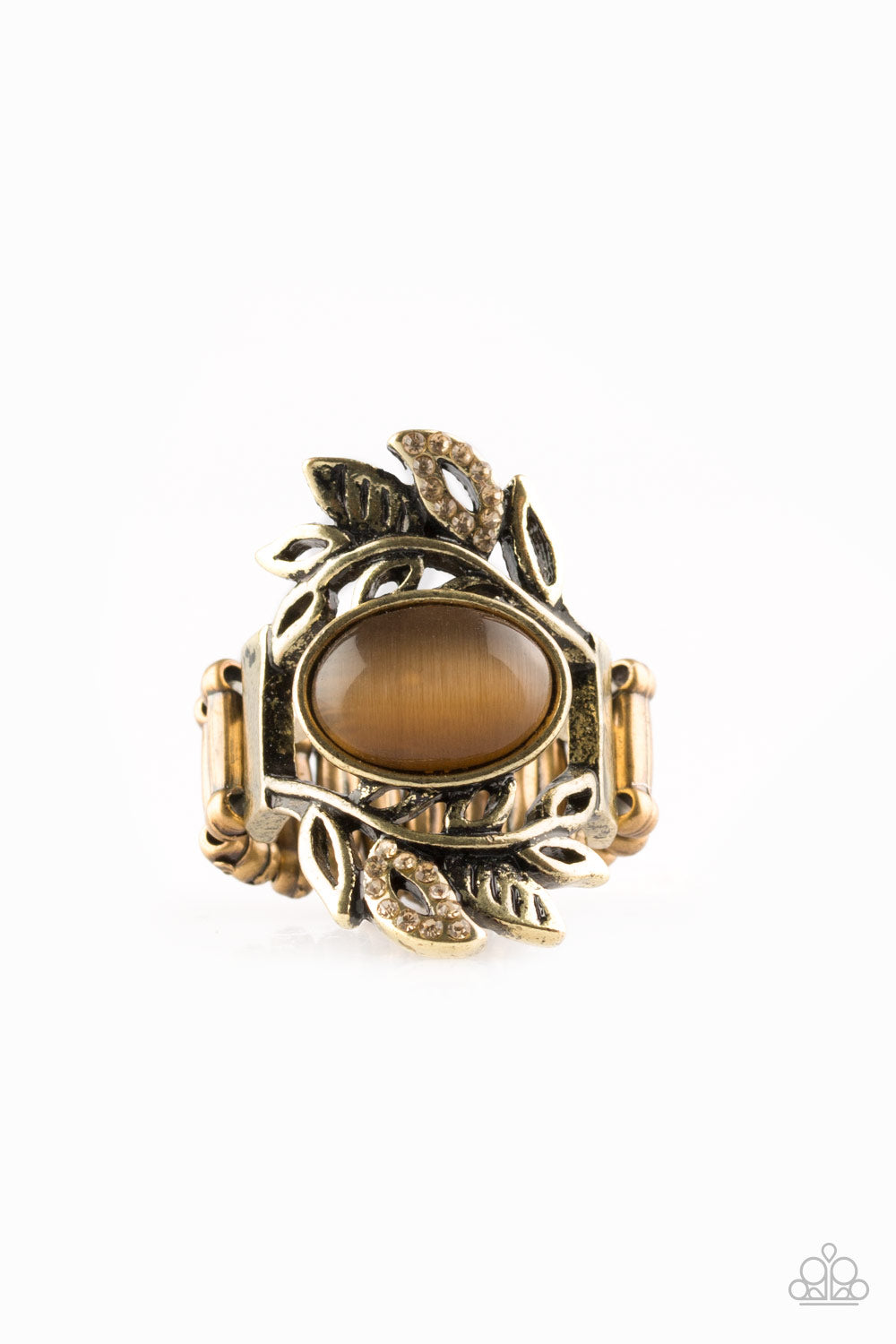 brought✽to✽you✽by✽blingflingbykat✽garden-dew-brass-ring✽paparazzi-accessories