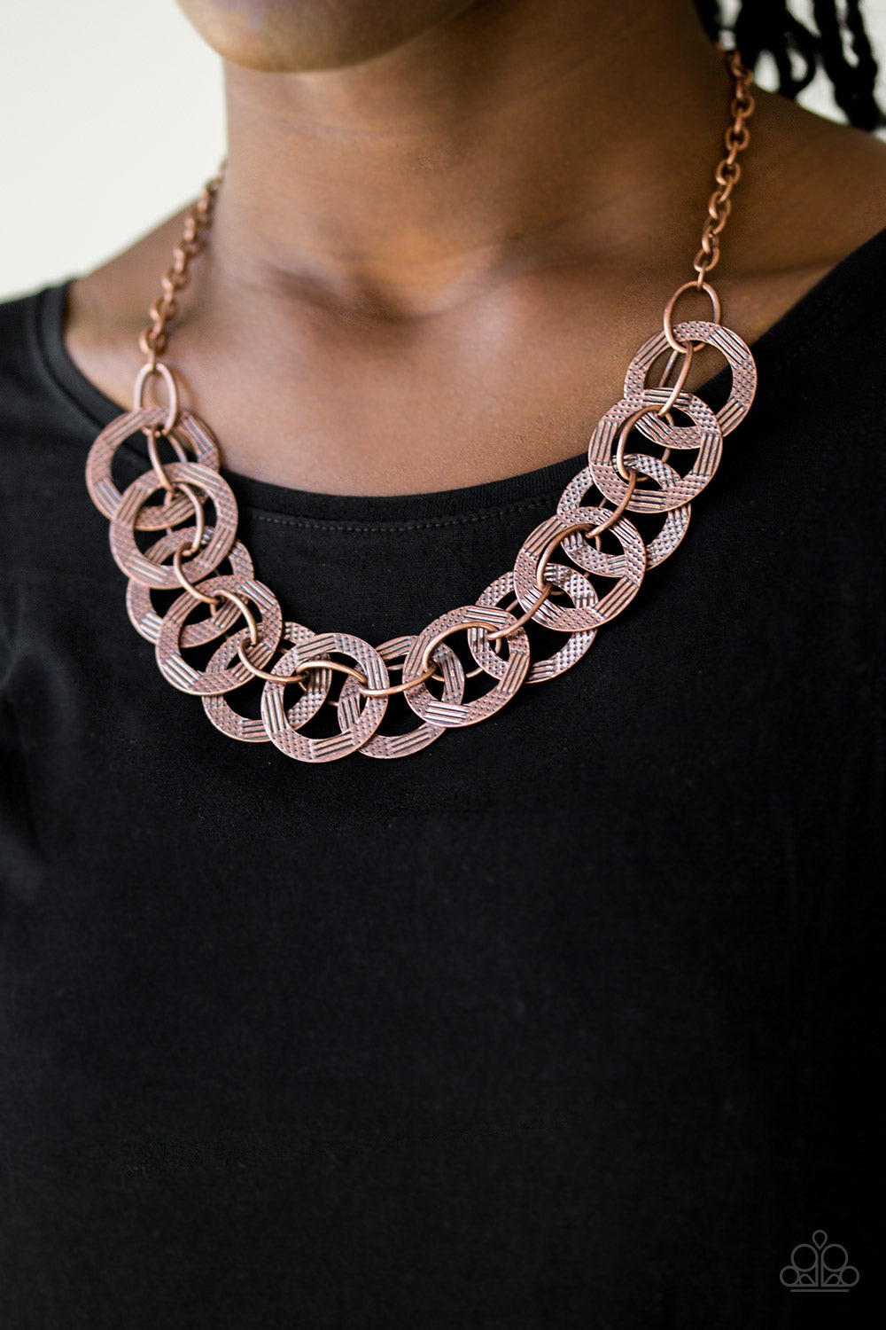 Paparazzi Accessories ✽ The Main Contender - Copper Necklace✽Flat Rate Ship $4.50✽