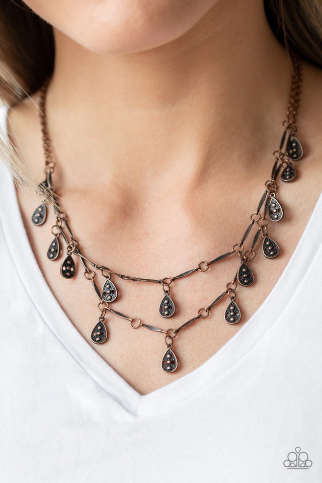 Paparazzi Accessories ❋Galapagos Gypsy - Copper Necklace❋ Flat Rate Ship $4.50❋