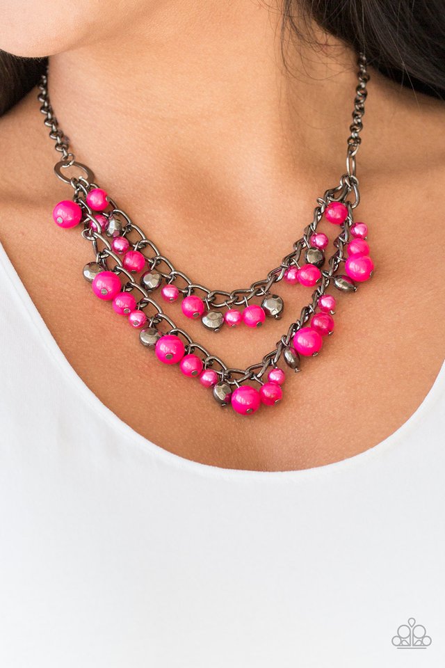 Paparazzi Accessories ❋Watch Me Now - Pink Necklace❋ Flat Rate Ship $4.50❋