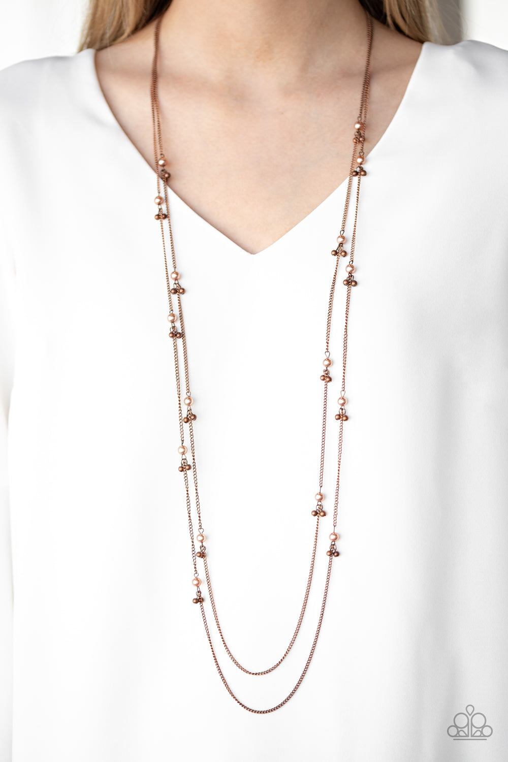 Paparazzi Accessories ✽ Ultrawealthy - Copper Necklace✽Flat Rate Ship $4.50✽
