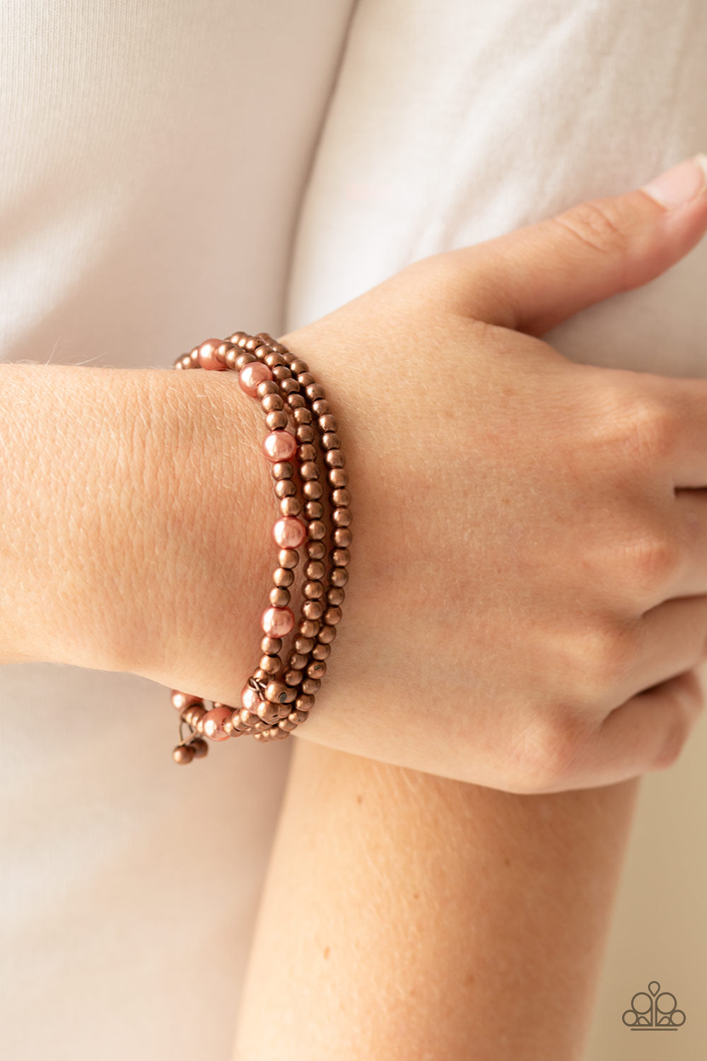 Paparazzi Accessories ✽ GRANDIOSE Slam - Copper Bracelet✽Flat Rate Ship $4.50✽