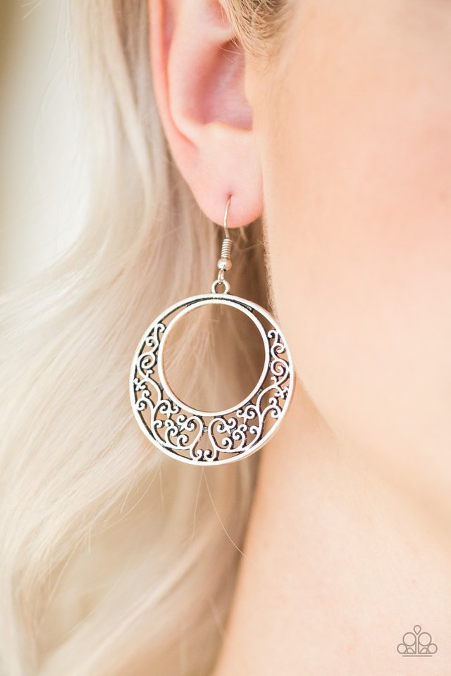 Paparazzi Accessories ❋Newport Nautical - Silver Earrings❋ Flat Rate Ship $4.50❋