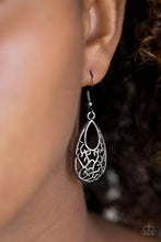 Load image into Gallery viewer, Paparazzi Accessories ❋Always Be VINE - Black Earrings❋ Flat Rate Ship $4.50❋
