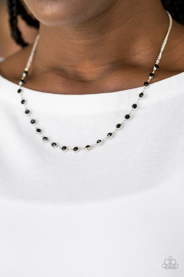 Paparazzi Accessories ✽ Party Like A Princess - Black Necklace ✽ Flat Rate Ship $4.50✽