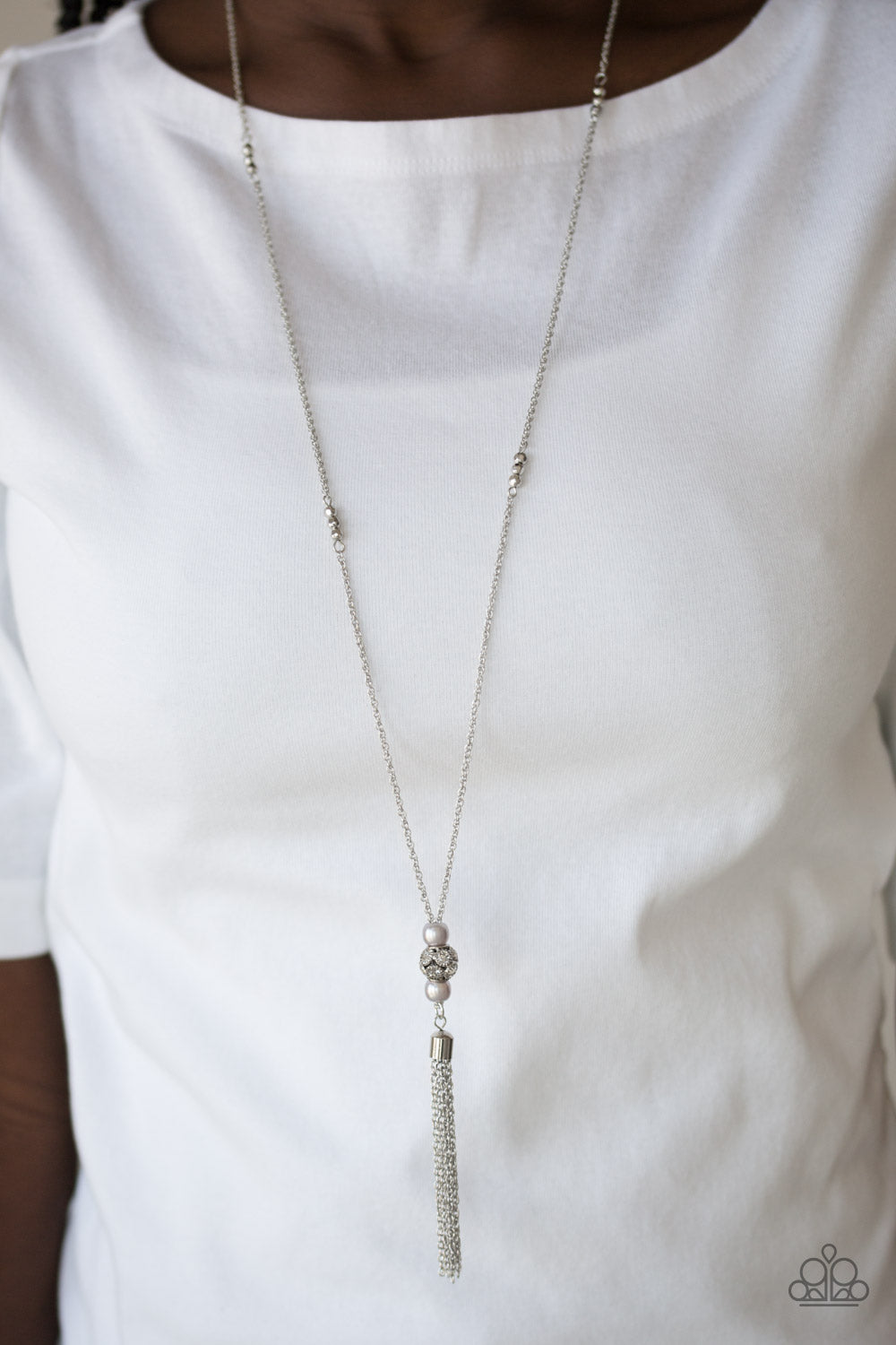 Paparazzi Accessories ✽ The Celebration Of The Century - Silver Necklace✽Flat Rate Ship $4.50✽