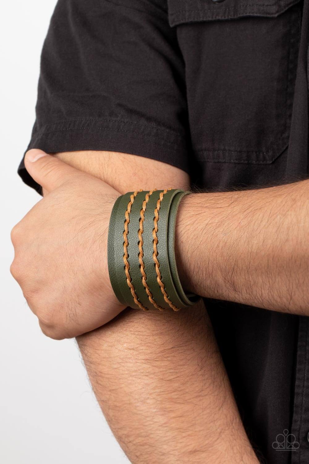 Paparazzi Accessories ❋Real Ranchero - Green Bracelet❋ Flat Rate Ship $4.50❋ - Image #2