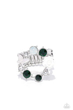 Load image into Gallery viewer, brought-to-you-by-blingflingbykat-butterfly-bustle-green-ring-paparazzi-accessories-
