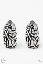 Load image into Gallery viewer, brought-to-you-by-blingflingbykat-couture-collision-silver-clip-on-paparazzi-accessories-
