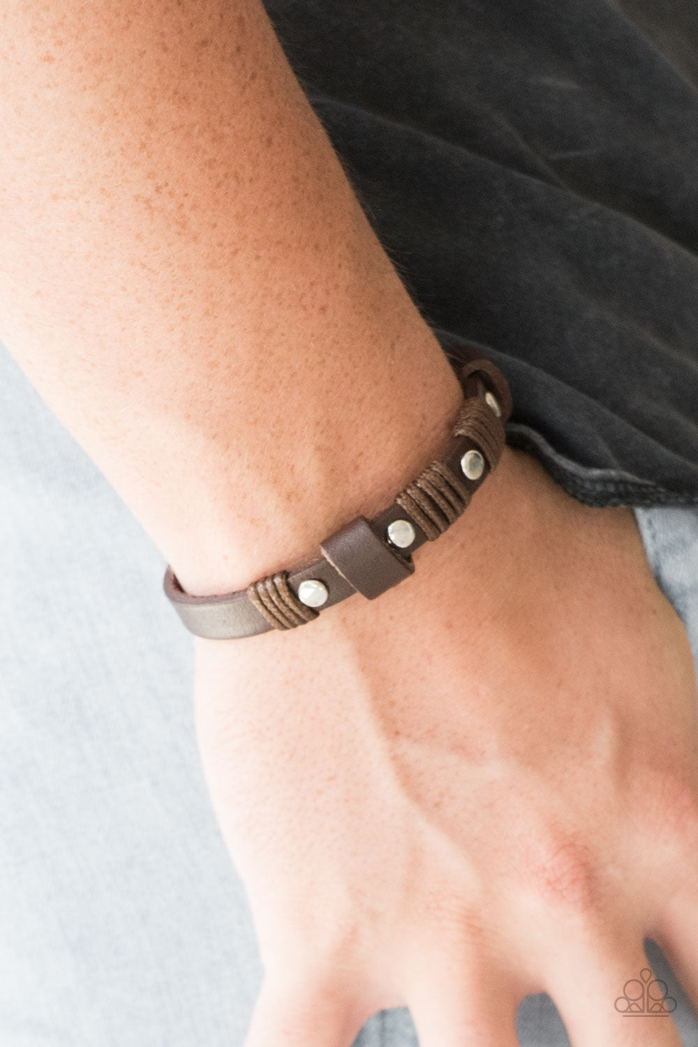 Paparazzi Accessories ✽ Road Burner - Brown Bracelet✽Flat Rate Ship $4.50✽