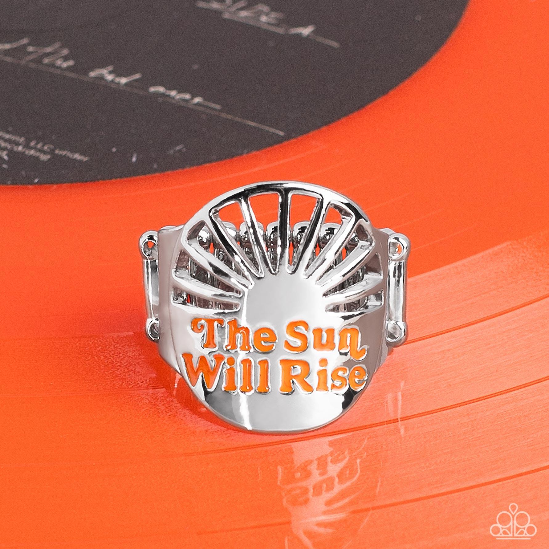 Paparazzi Accessories ❋The Dawn After Tomorrow - Orange Ring❋ Flat Rate Ship $4.50❋ - Image #3