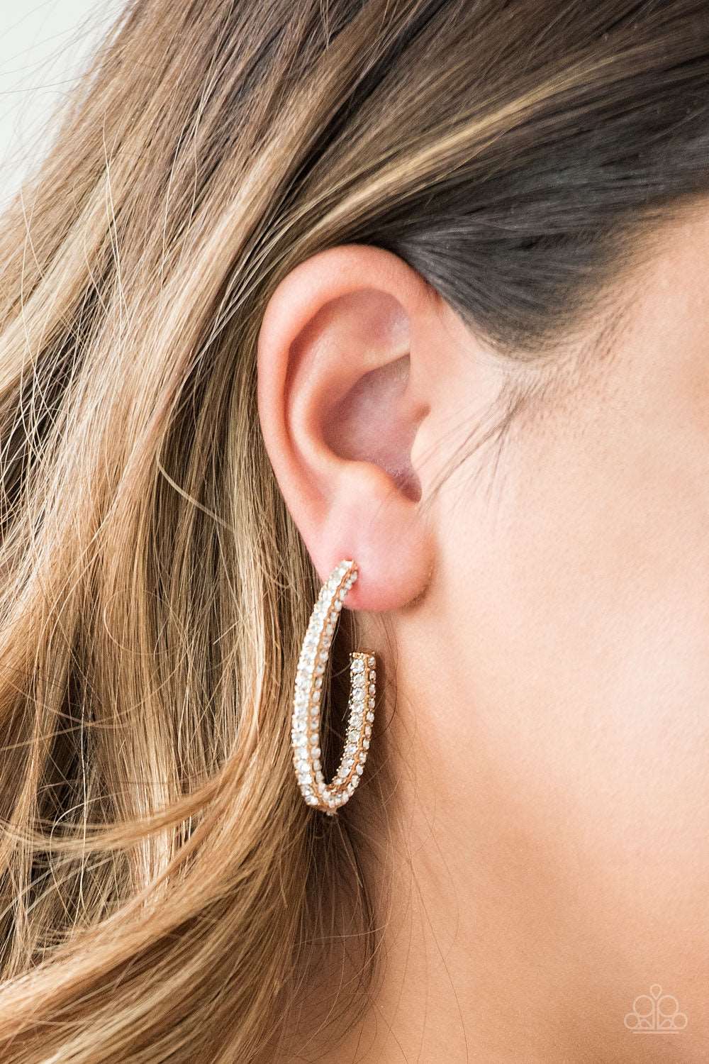 Paparazzi Accessories ✽ Big Winner - Gold Earrings✽Flat Rate Ship $4.50✽