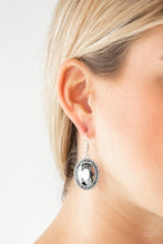 Load image into Gallery viewer, Paparazzi Accessories ✽ Only FAME In Town - Silver Earrings✽Flat Rate Ship $4.50✽
