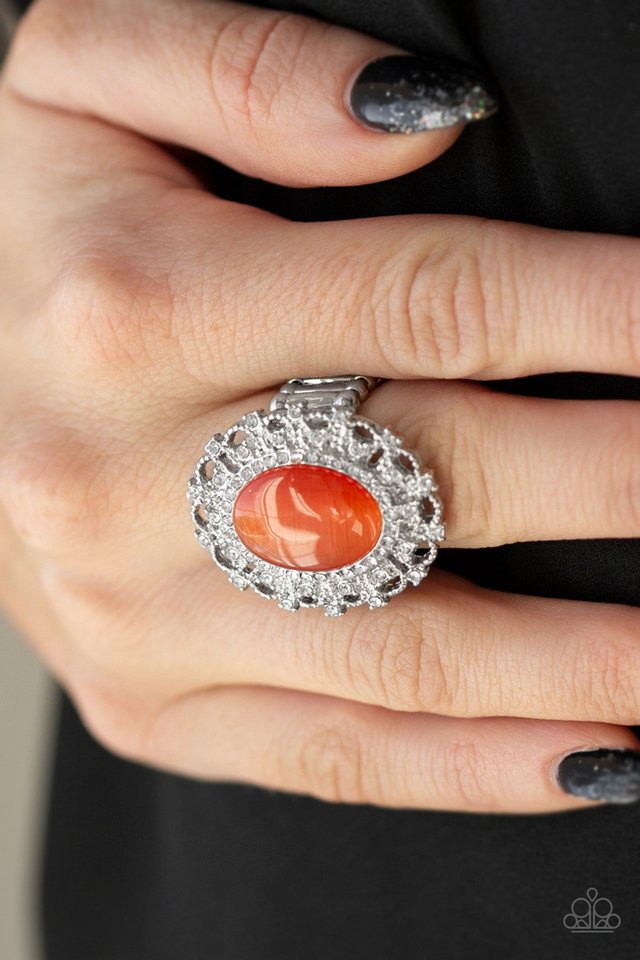 Paparazzi Accessories ✽BAROQUE The Spell - Orange Ring✽Flat Rate Ship $4.50✽