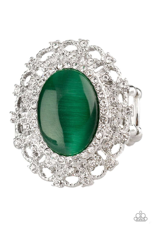 brought✽to✽you✽by✽blingflingbykat✽baroque-the-spell-green-ring✽paparazzi-accessories