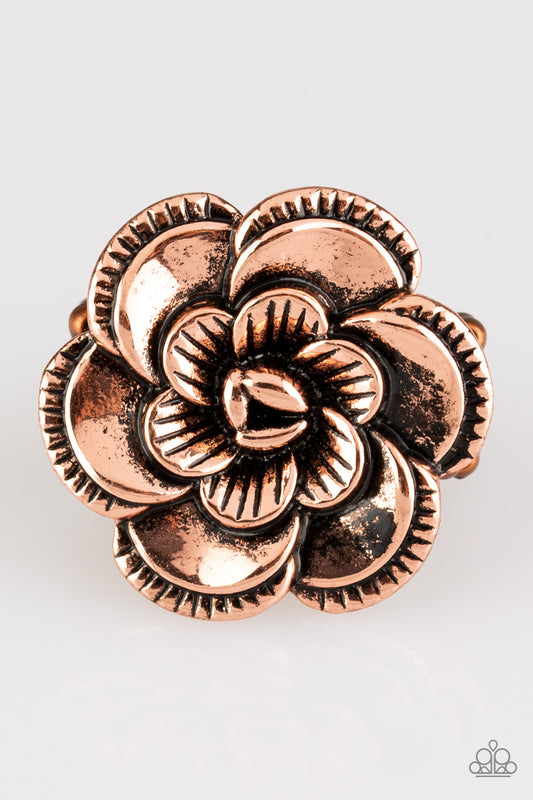 brought✽to✽you✽by✽blingflingbykatflowerbed-and-breakfast-copper-ring✽paparazzi-accessories