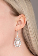 Load image into Gallery viewer, Paparazzi Accessories ✽ Award Winning Shimmer - White Earrings✽Flat Rate Ship $4.50✽
