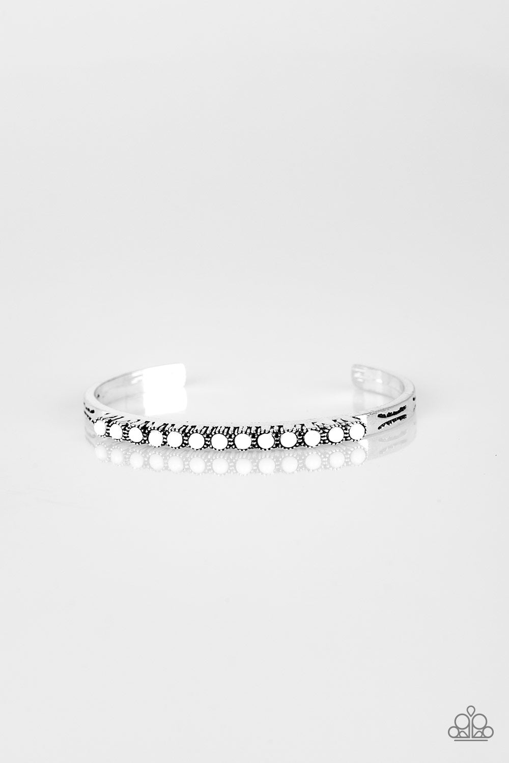 brought✽to✽you✽by✽blingflingbykat✽new-age-traveler-white-bracelet✽paparazzi-accessories