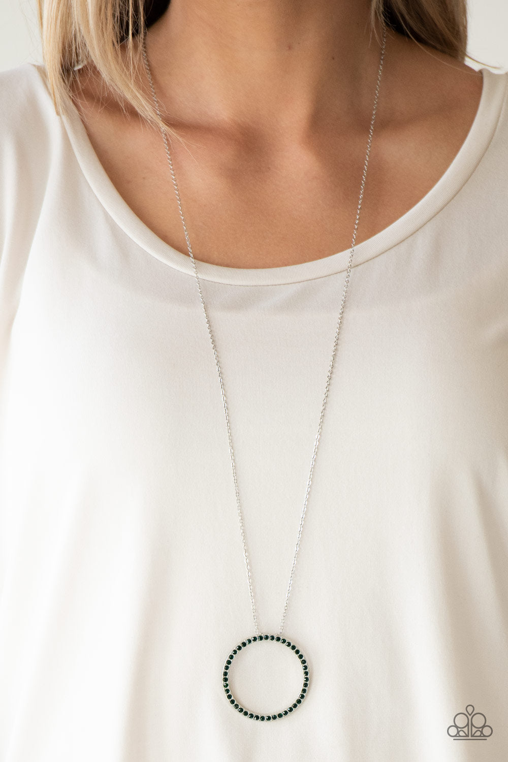 Paparazzi Accessories ✽ Center Of Attention - Green Necklace✽Flat Rate Ship $4.50✽