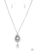 Load image into Gallery viewer, brought✽to✽you✽by✽blingflingbykat✽modern-majesty-white-lanyard✽paparazzi-accessories
