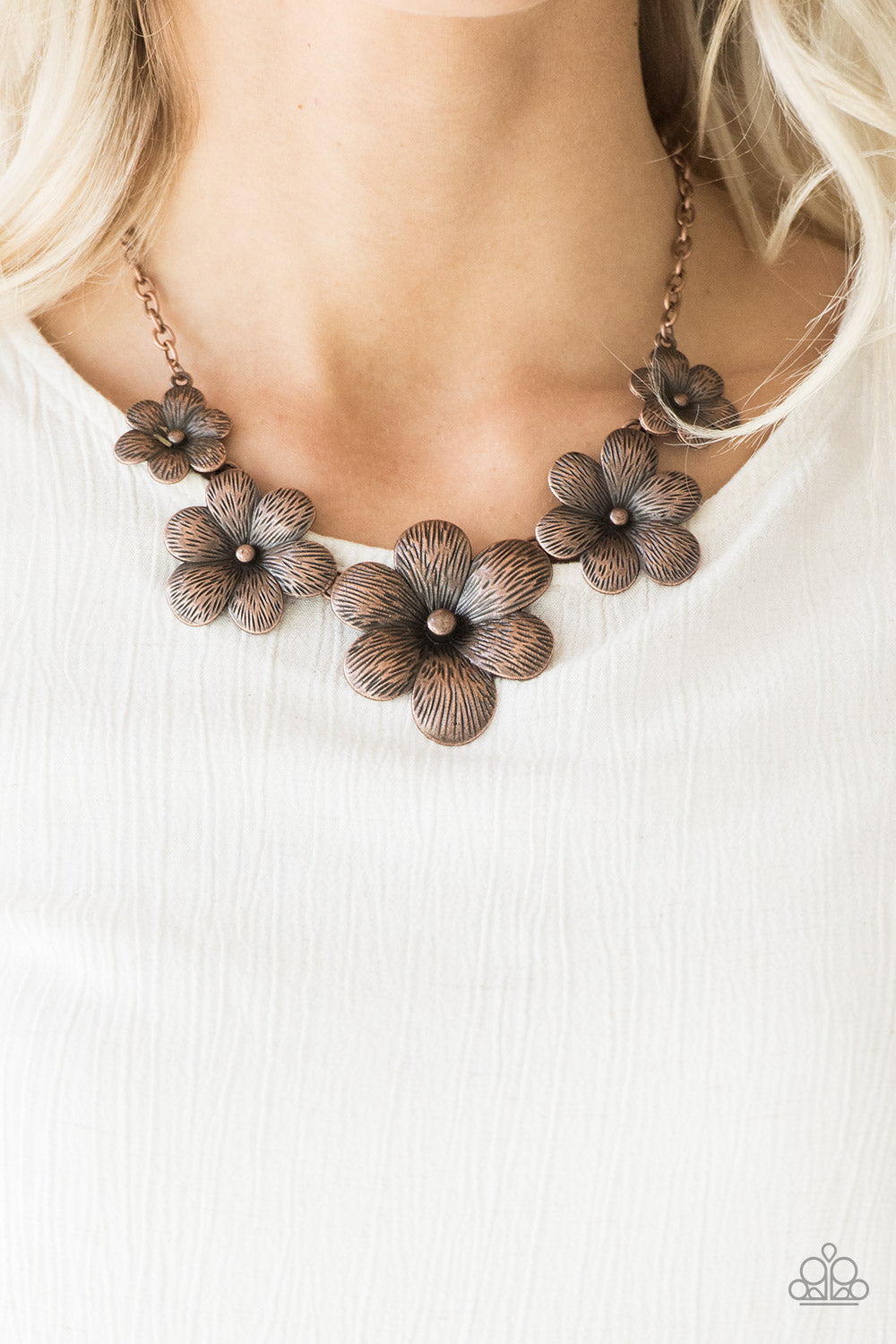 Paparazzi Accessories ✽ Secret Garden - Copper Necklace✽Flat Rate Ship $4.50✽