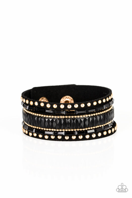 brought✽to✽you✽by✽blingflingbykat✽rock-star-rocker-gold-bracelet✽paparazzi-accessories