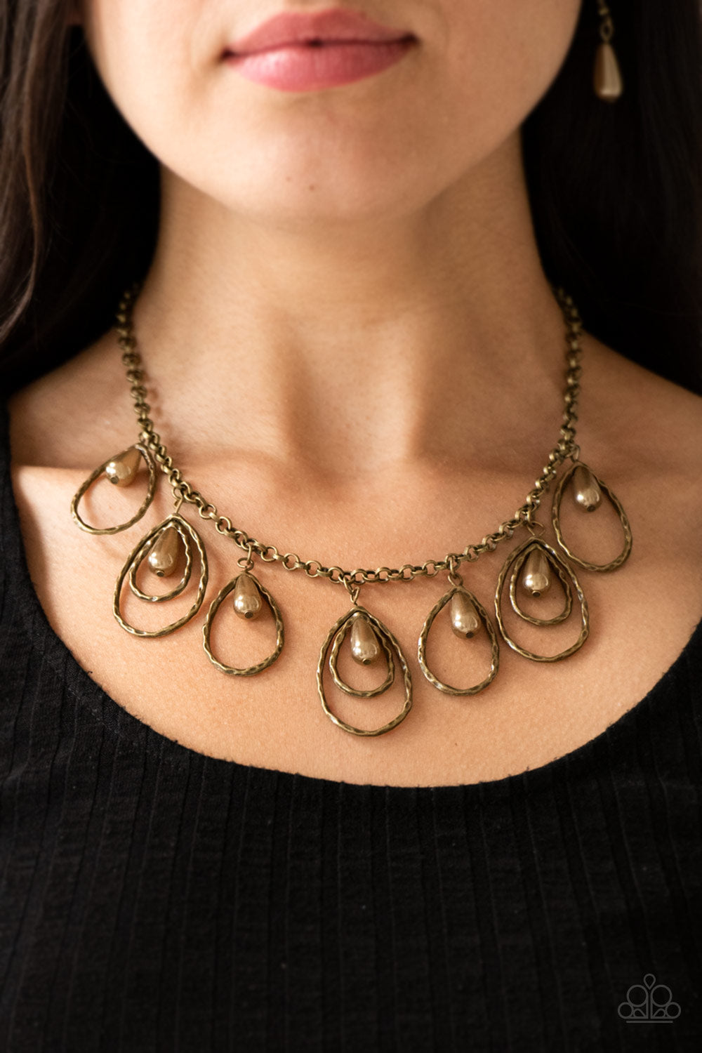 Paparazzi Accessories ✽ Rustic Ritz - Brass Necklace✽Flat Rate Ship $4.50✽