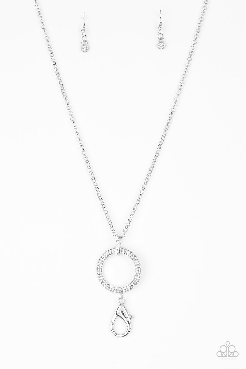 brought✽to✽you✽by✽blingflingbykat✽straight-to-the-top-white-lanyard-lanyard✽paparazzi-accessories