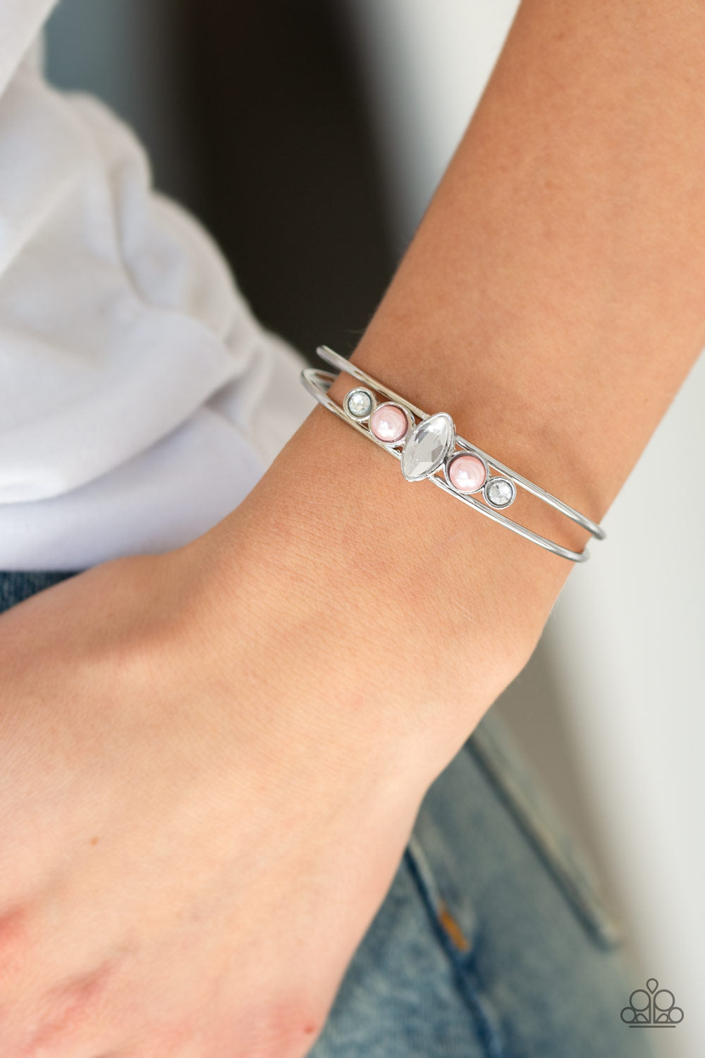 Paparazzi Accessories ✽ Guest Of A Guest - Pink Bracelet✽Flat Rate Ship $4.50✽