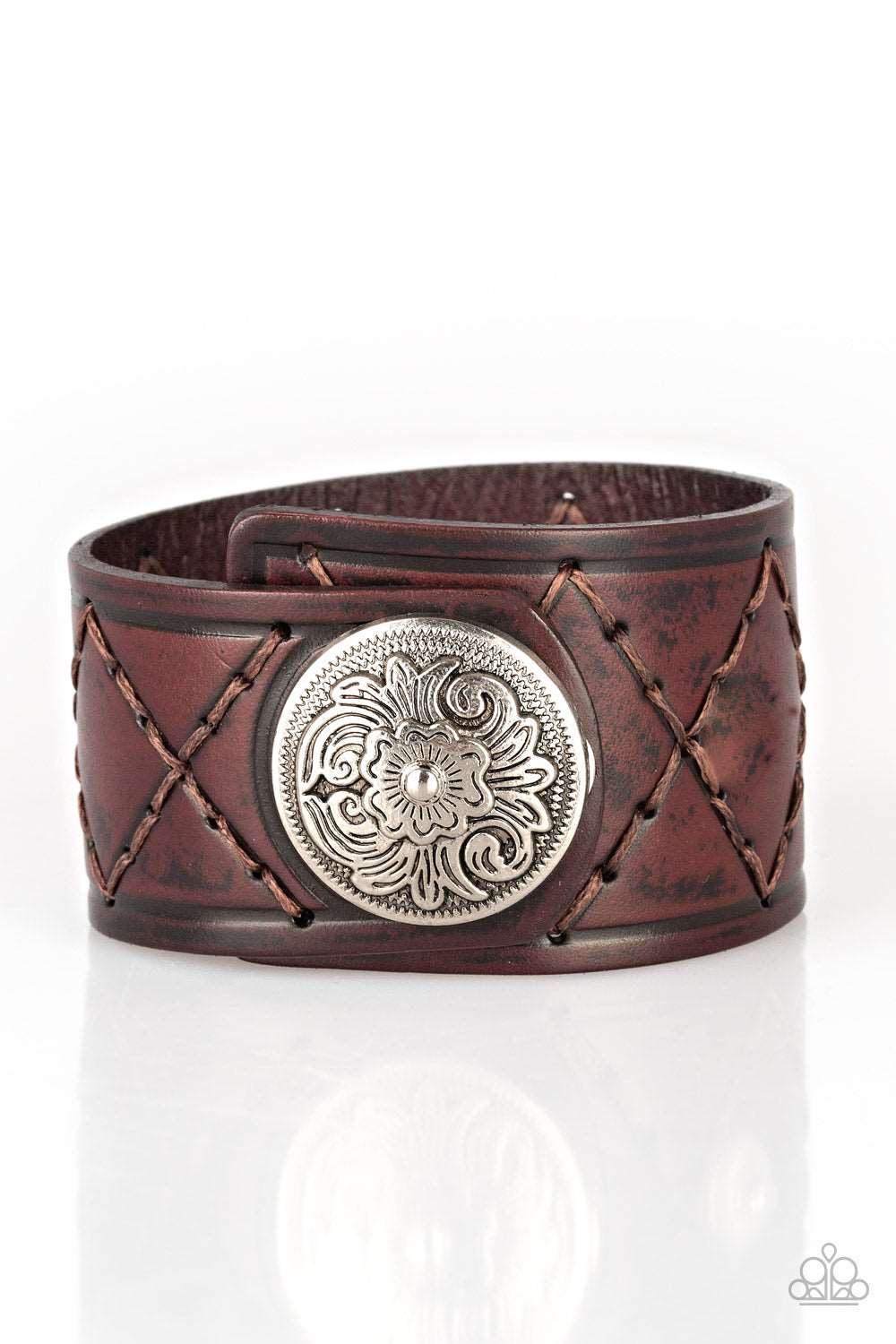 brought✽to✽you✽by✽blingflingbykat✽badlands-bandit-brown-bracelet✽paparazzi-accessories