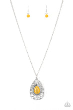 Load image into Gallery viewer, brought✽to✽you✽by✽blingflingbykat✽modern-majesty-yellow-necklace✽paparazzi-accessories
