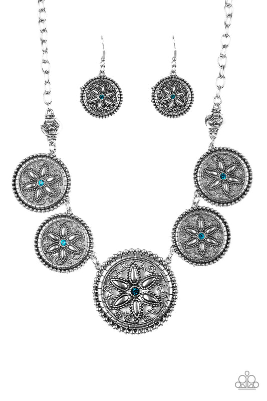 brought✽to✽you✽by✽blingflingbykat✽written-in-the-star-lilies-blue-necklace✽paparazzi-accessories